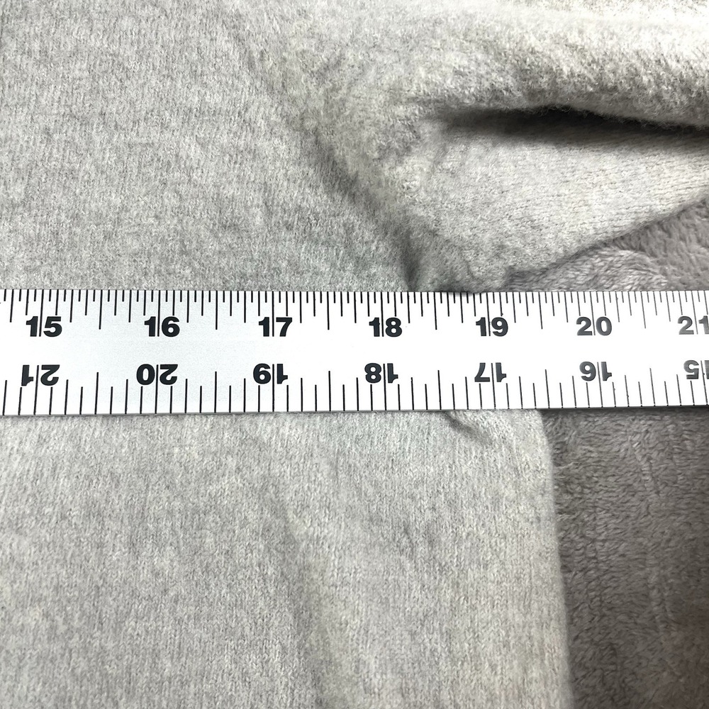 Christian Lacroix Merino Wool Polo Sweater Gray Knit Long‎ Sleeve Large - Picture 5 of 8